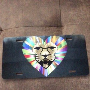 Real view of one of our license plates